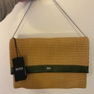 BOSS Hugo Boss woven clutch